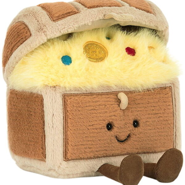 Jellycat Bamse - 19x17 cm - Amuseables Treasure Chest