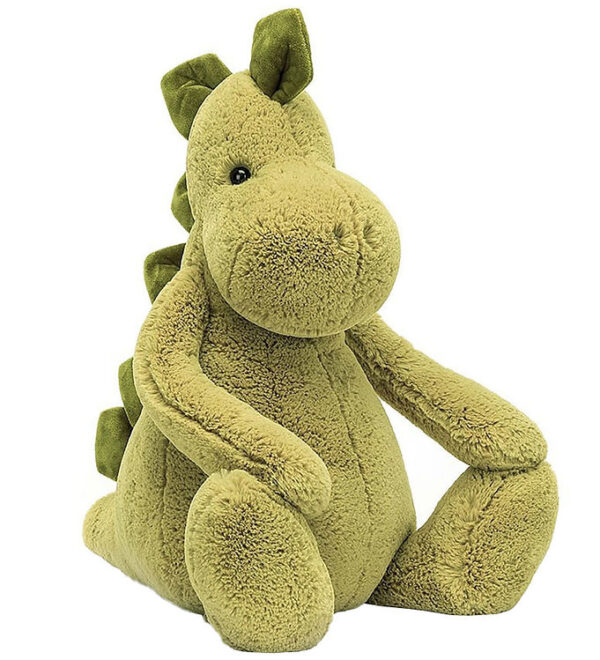 Jellycat Bamse - Giant - 108x46 cm - Bashful Dino Jellycat Bamse - Giant - 108x46 cm - Bashful Dino