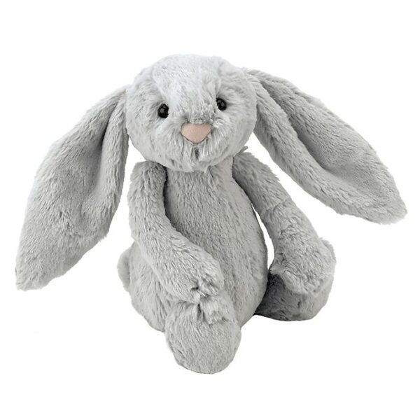 Jellycat Bamse - Small - 18x9 cm - Bashful Silver Bunny Jellycat Bamse - Small - 18x9 cm - Bashful Silver Bunny