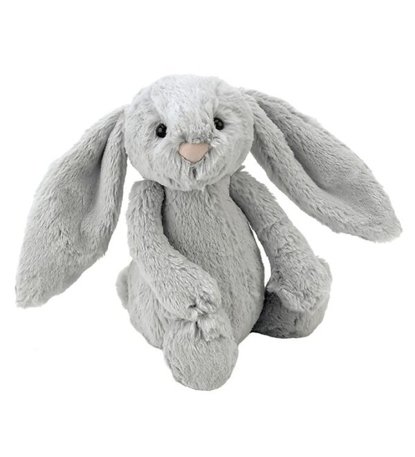 Jellycat Bamse - Small - 18x9 cm - Bashful Silver Bunny Jellycat Bamse - Small - 18x9 cm - Bashful Silver Bunny