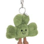 Jellycat Nøglering - 16x12 cm - Amuseables Siofra Shamrock