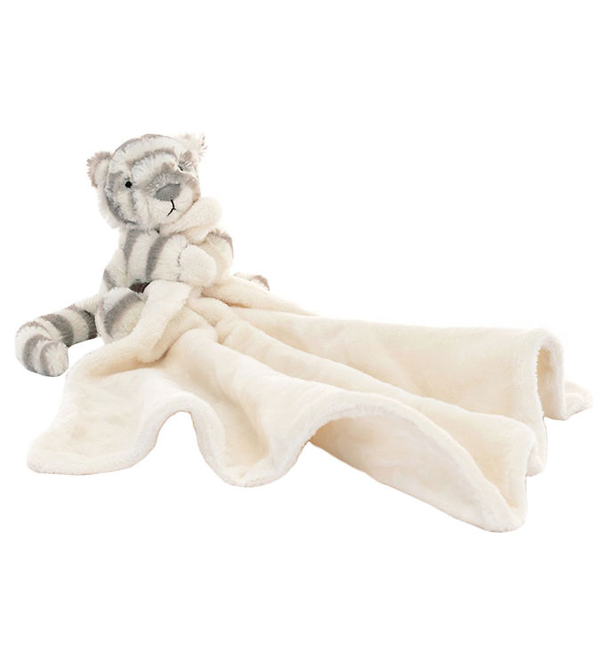 Jellycat Nusseklud - 34x34 cm - Bashful Snow Tiger Jellycat Nusseklud - 34x34 cm - Bashful Snow Tiger