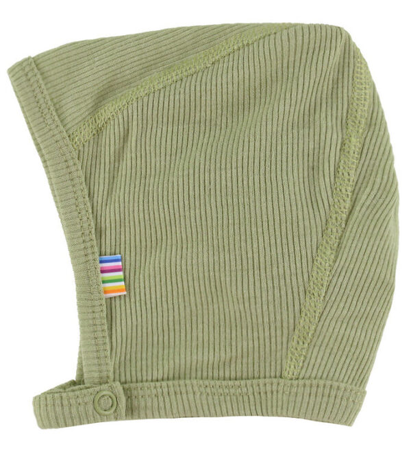Joha Babyhjelm - Rib - Uld/Silke - Grøn Joha Babyhjelm - Rib - Uld/Silke - Grøn