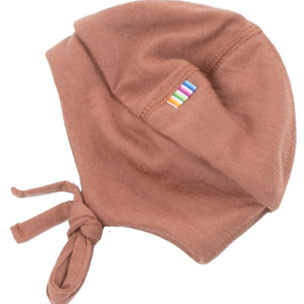 Joha Babyhjelm - Uld - 2-lags - Rødbrun