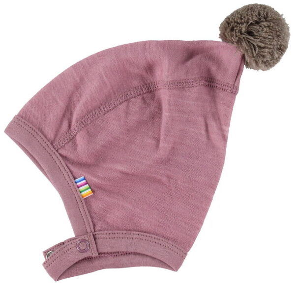 Joha Babyhjelm - Uld/Bambus - Rose