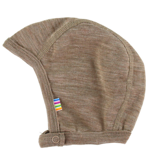 Joha Babyhjelm - Uld/Silke - Beige Melange Joha Babyhjelm - Uld/Silke - Beige Melange