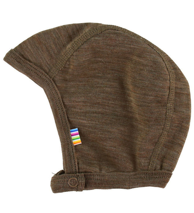 Joha Babyhjelm - Uld/Silke - Brun Meleret
