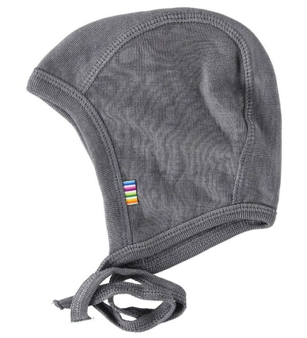 Joha Babyhjelm - Uld/Silke - Mørkegrå Joha Babyhjelm - Uld/Silke - Mørkegrå