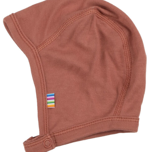 Joha Babyhjelm - Viskose/Bambus - Rødbrun