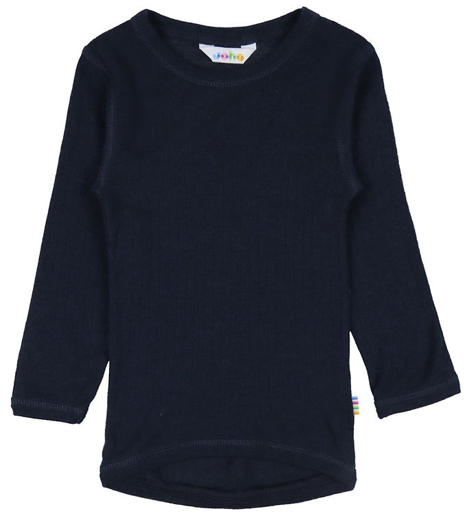 Joha Bluse - Uld - Navy Joha Bluse - Uld - Navy