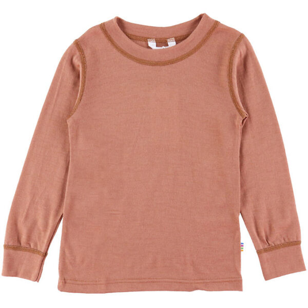 Joha Bluse - Uld - Rød/Brun