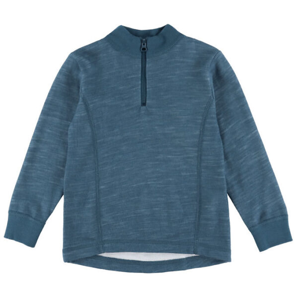 Joha Bluse - Uld/Bambus - Dark Denim