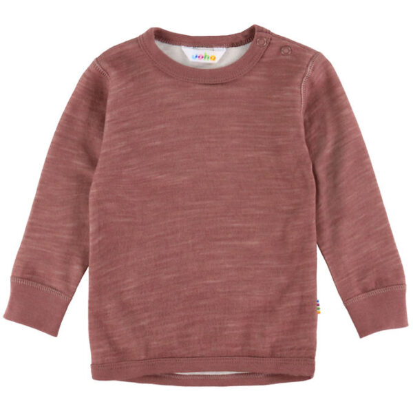 Joha Bluse - Uld/Bambus - Mørk Rose