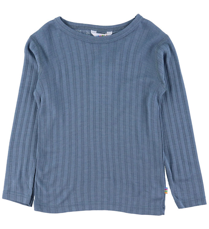 Joha Bluse - Uld/Silke - Blå