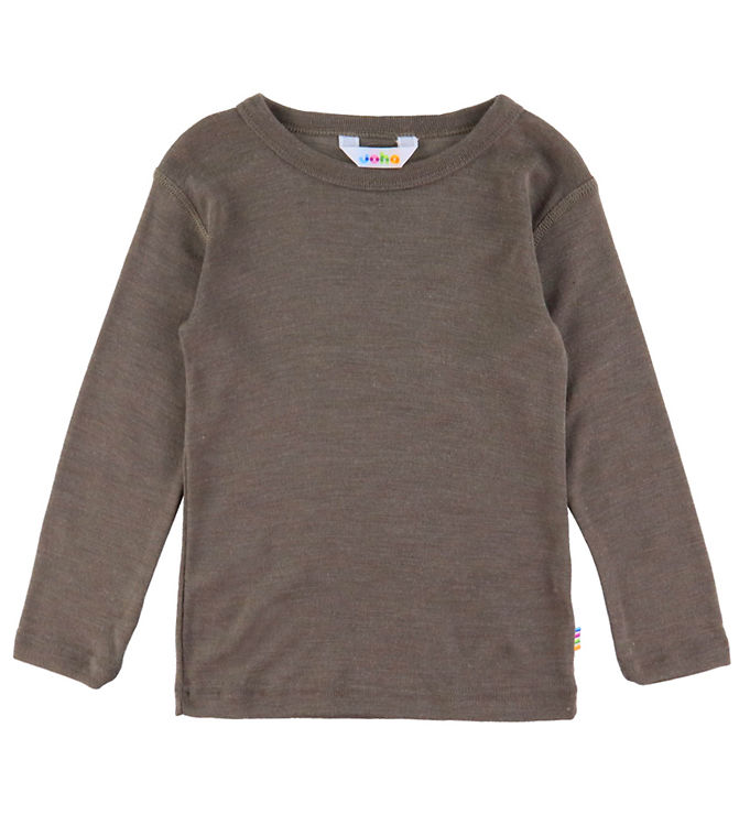 Joha Bluse - Uld/Silke - Brun