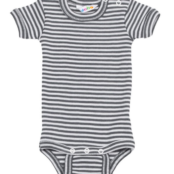 Joha Body K/Æ - Rib - Uld/Silke - Mørkegrå