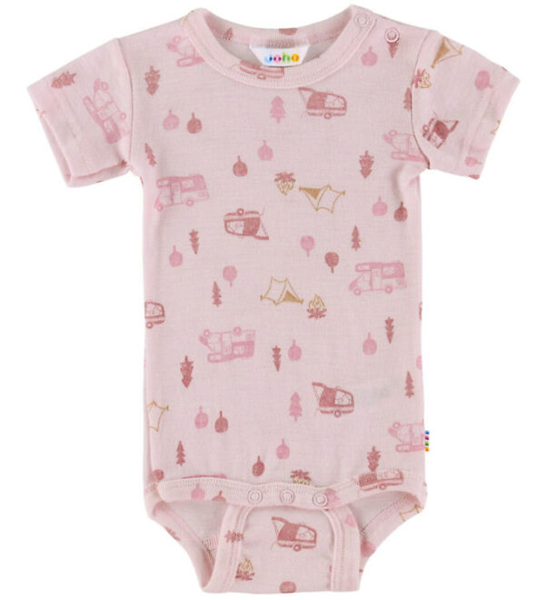 Joha Body k/æ - Uld - Lyserød m. Camping Joha Body k/æ - Uld - Lyserød m. Camping