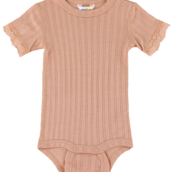 Joha Body k/æ - Uld/Silke - Fersken