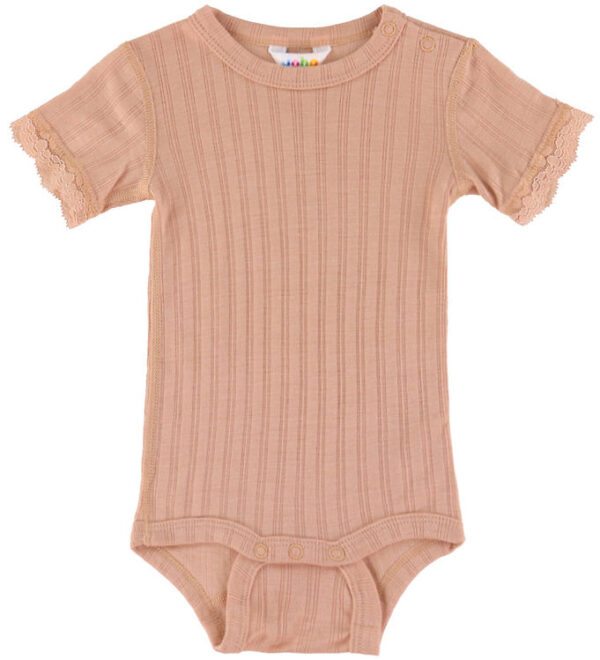 Joha Body k/æ - Uld/Silke - Fersken Joha Body k/æ - Uld/Silke - Fersken