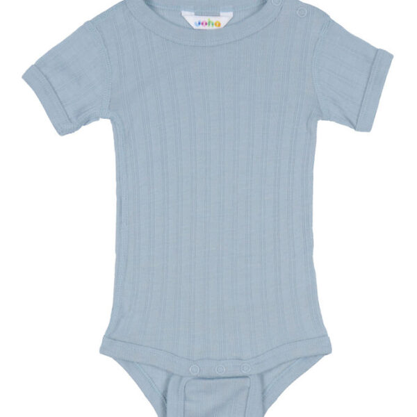 Joha Body k/æ - Uld/Silke - Støvet Blå