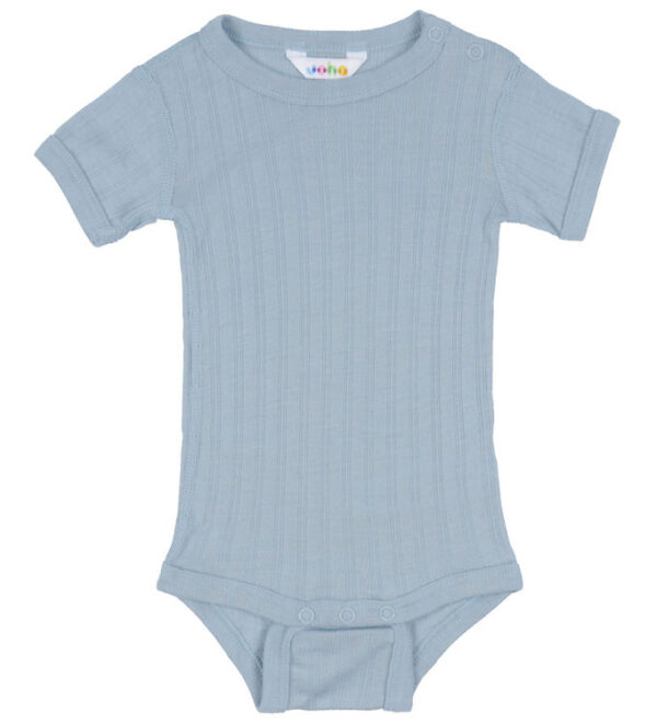 Joha Body k/æ - Uld/Silke - Støvet Blå