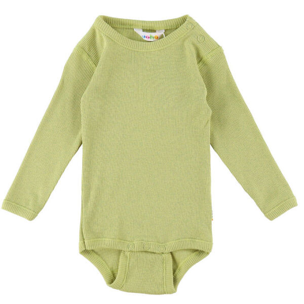 Joha Body l/æ - Rib - Støvet Grøn Joha Body l/æ - Rib - Støvet Grøn