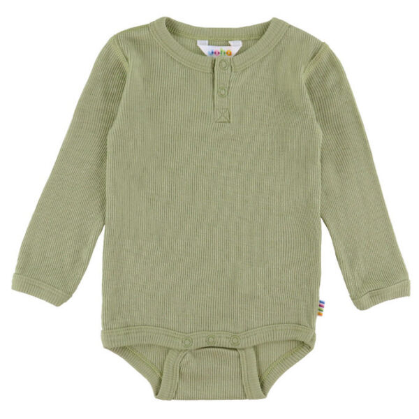 Joha Body l/æ - Rib - Uld/Silke - Grøn Joha Body l/æ - Rib - Uld/Silke - Grøn