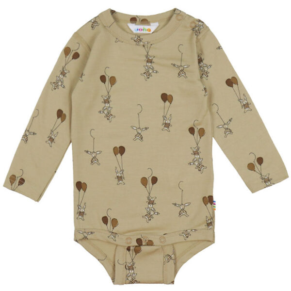 Joha Body l/æ - Uld - Beige m. Kaniner