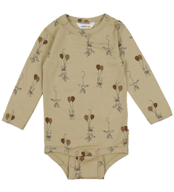Joha Body l/æ - Uld - Beige m. Kaniner