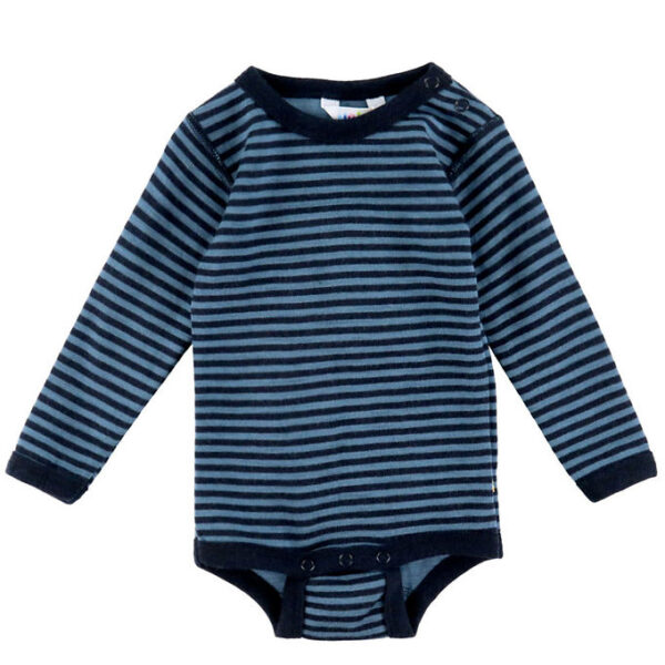 Joha Body l/æ - Uld - Blå m. Striber