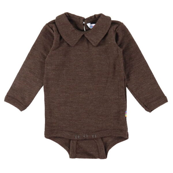 Joha Body l/æ - Uld - Krave - Mørkebrun Joha Body l/æ - Uld - Krave - Mørkebrun