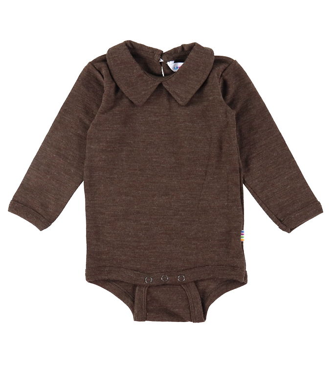 Joha Body l/æ - Uld - Krave - Mørkebrun Joha Body l/æ - Uld - Krave - Mørkebrun