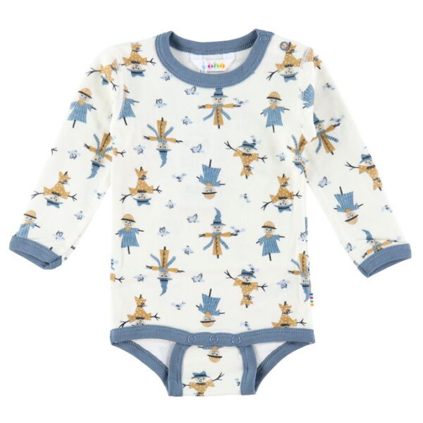 Joha Body l/æ - Uld/Bambus - Off White