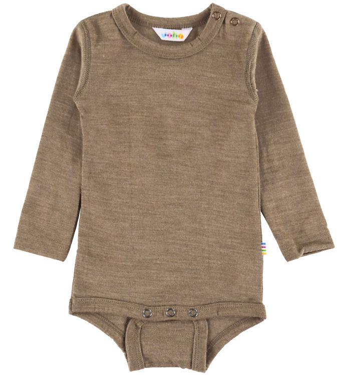 Joha Body l/æ - Uld/Silke - Beige Melange Joha Body l/æ - Uld/Silke - Beige Melange