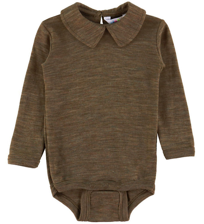 Joha Body l/æ - Uld/Silke - Brun Meleret Joha Body l/æ - Uld/Silke - Brun Meleret