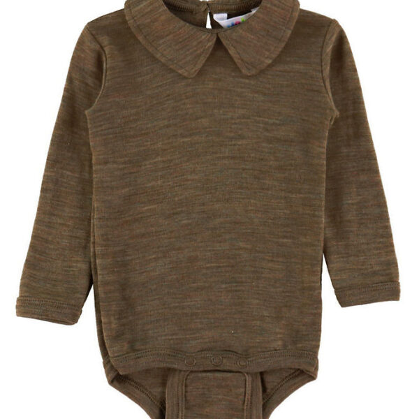 Joha Body l/æ - Uld/Silke - Brun Meleret