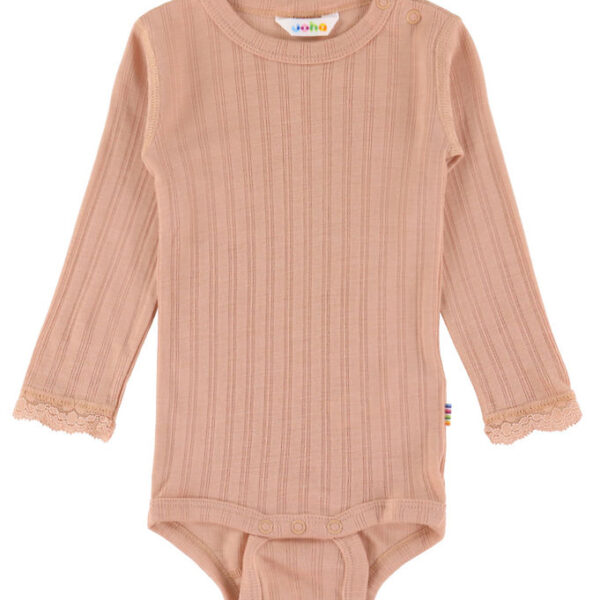 Joha Body l/æ - Uld/Silke - Fersken Joha Body l/æ - Uld/Silke - Fersken