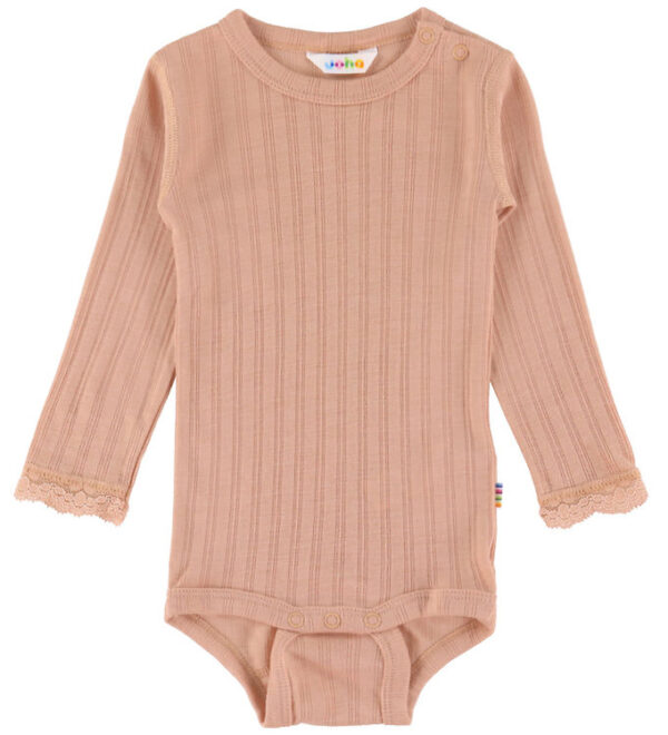 Joha Body l/æ - Uld/Silke - Fersken Joha Body l/æ - Uld/Silke - Fersken