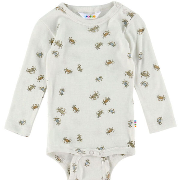 Joha Body l/æ - Uld/Silke - Off White m. Krabber