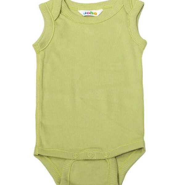 Joha Body u/æ - Rib - Støvet Grøn Joha Body u/æ - Rib - Støvet Grøn
