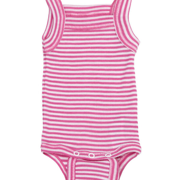 Joha Body u/æ - Rib - Uld/Silke - Off White/Pink