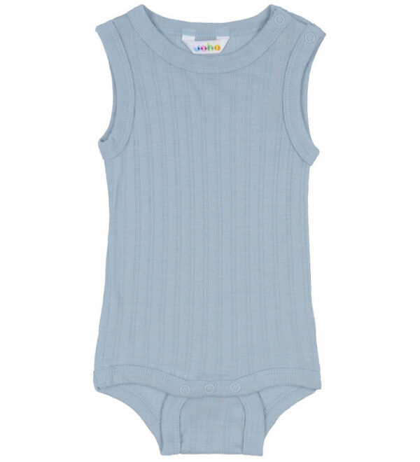 Joha Body u/æ - Uld/Silke - Støvet Blå
