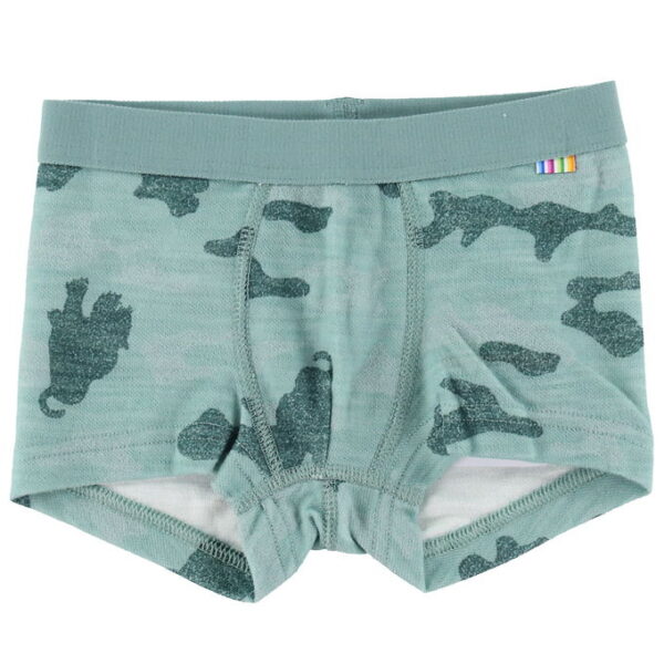 Joha Boxershorts - Uld/Bambus - Grøn Aop