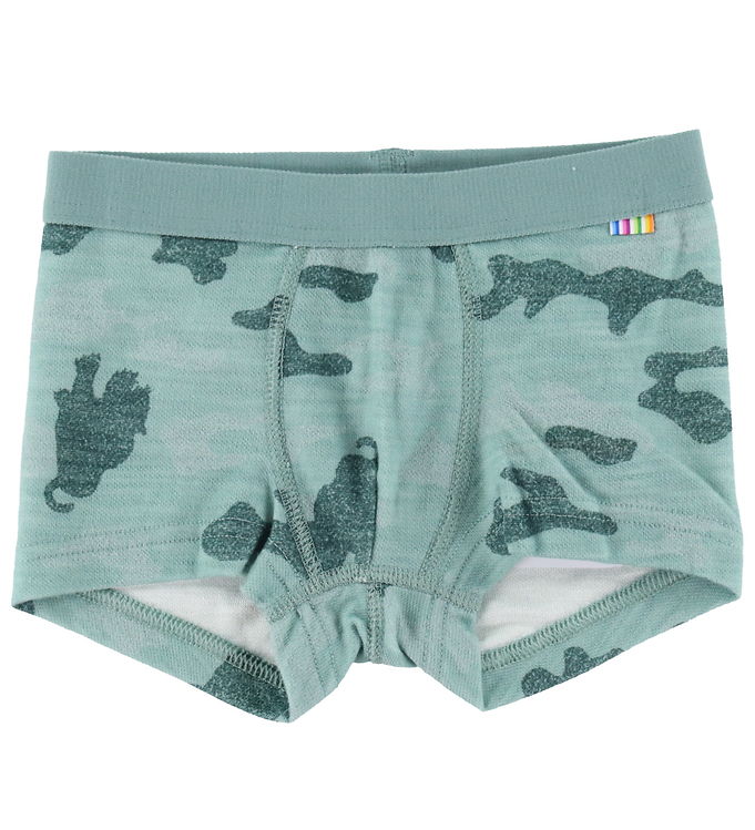 Joha Boxershorts - Uld/Bambus - Grøn Aop Joha Boxershorts - Uld/Bambus - Grøn Aop