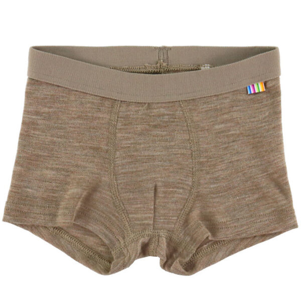 Joha Boxershorts - Uld/Silke - Beige Melange