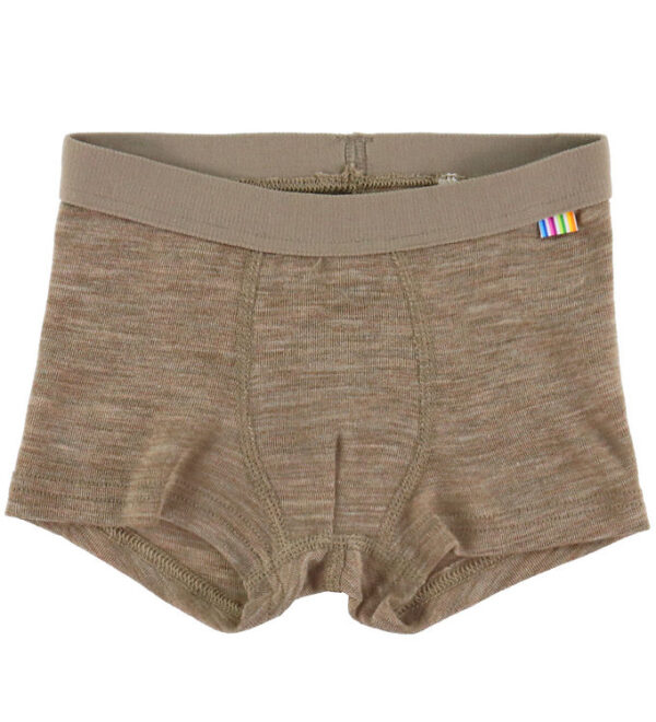 Joha Boxershorts - Uld/Silke - Beige Melange Joha Boxershorts - Uld/Silke - Beige Melange