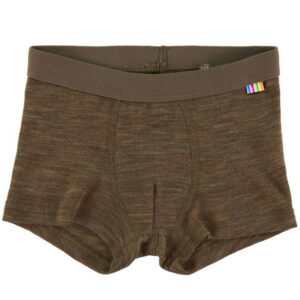 Joha Boxershorts - Uld/Silke - Brun Meleret