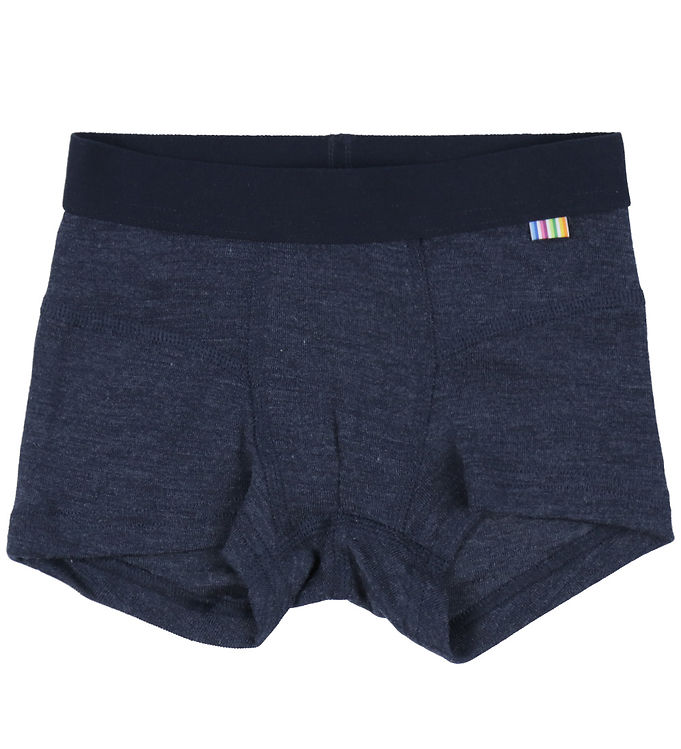 Joha Boxershorts - Uld/Silke - Navy