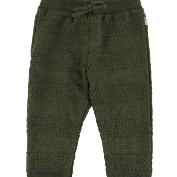 Joha Bukser - Strik - Uld - Mos Grøn