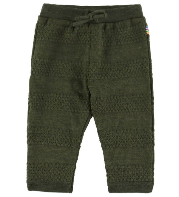 Joha Bukser - Strik - Uld - Mos Grøn